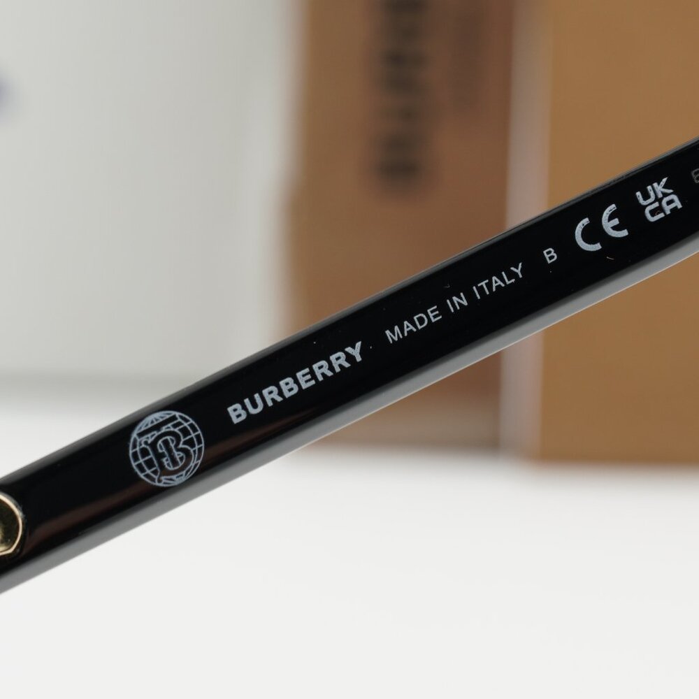 Burberry BE4411D 300187 Square Sunglasses - Black/Grey - Picture 4 of 11